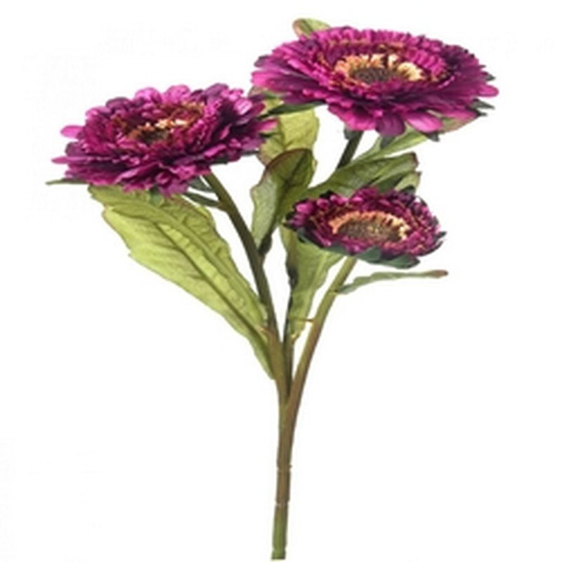 17 po (s) Aster fleurs mauves artificielles, Mauve