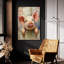 «Happy Pink Pig» par MomArt, verre mural-207229487