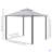 Patio Gazebo, Outdoor Canopy Shelter With 2-Tier Roof And Netting, Steel Frame For Garden, Lawn, Backyard, And Deck-111463212-111463216