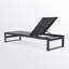 Chaise longue inclinable en aluminium Howe-1144314962