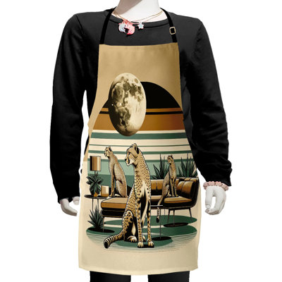 No Pattern Bib Apron