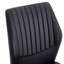 Ensemble 4 pièces de chaises de salle à manger de luxe en PU argent clair: dossier ergonomique, hauteur de 36,7 pouces-246798003-246797996