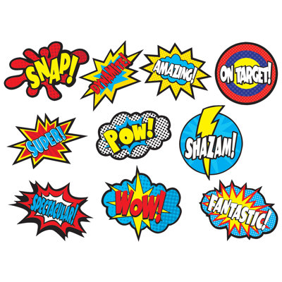 Superhero citations décoratives