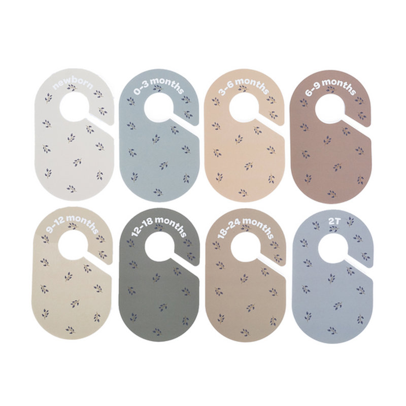 Blueberry Polypropylene Baby Closet Dividers Set of 8