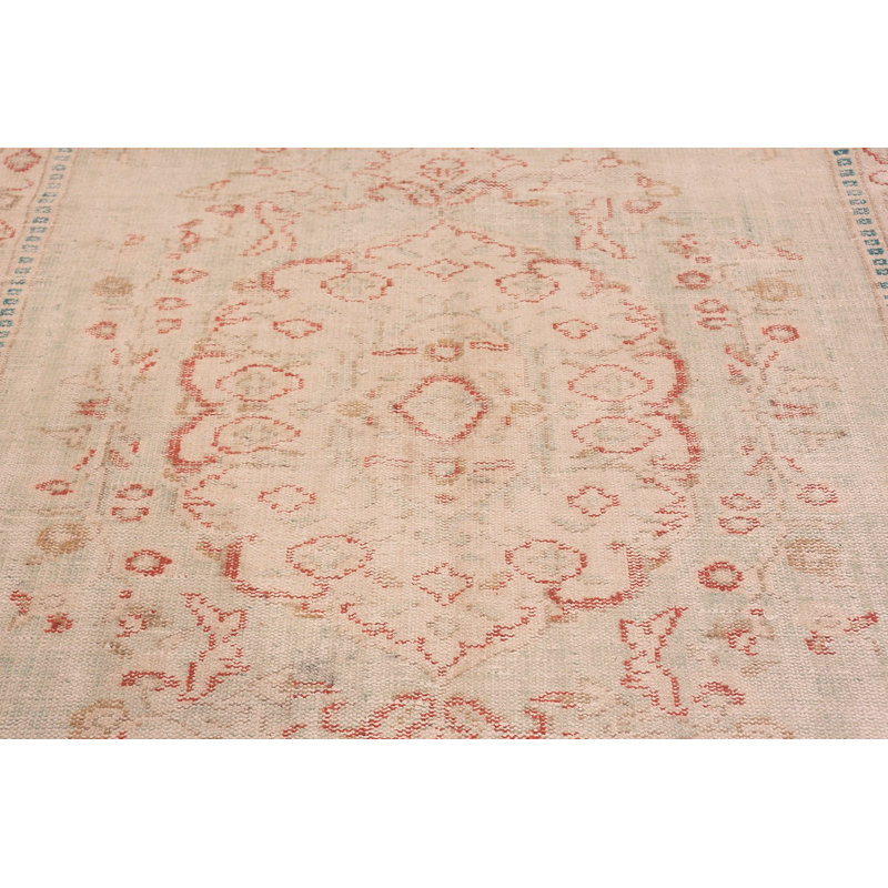 Nazmiyal Collection Antique 1920's Turkish Ghiordes Knot Wool Rug 5'9" x 9'5"