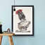 Red-Tailed Hawks by John James Audubon - Picture Frame Painting Print-55598412-55598414