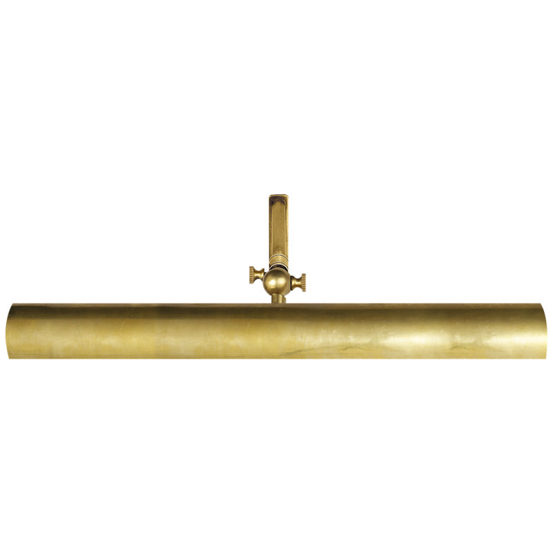 Chapman & Myers Frame Makers 18" Picture Light, Hand-Rubbed Antique Brass