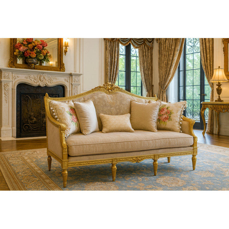 Cutrer Velvet Sofa