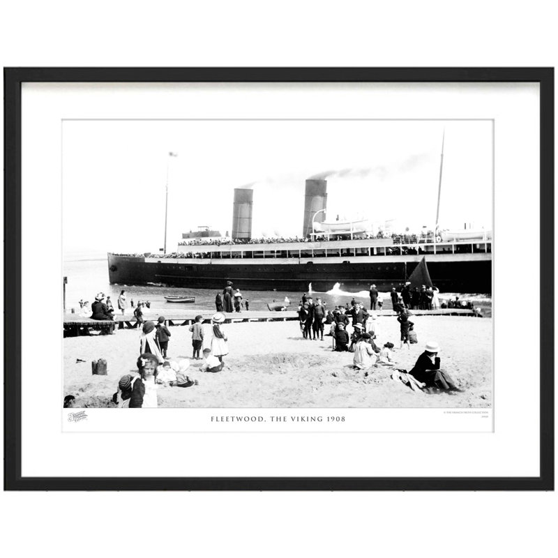 Fleetwood, The Viking 1908 - Single Picture Frame Print, 28cm H x 36cm W x 2.3cm D
