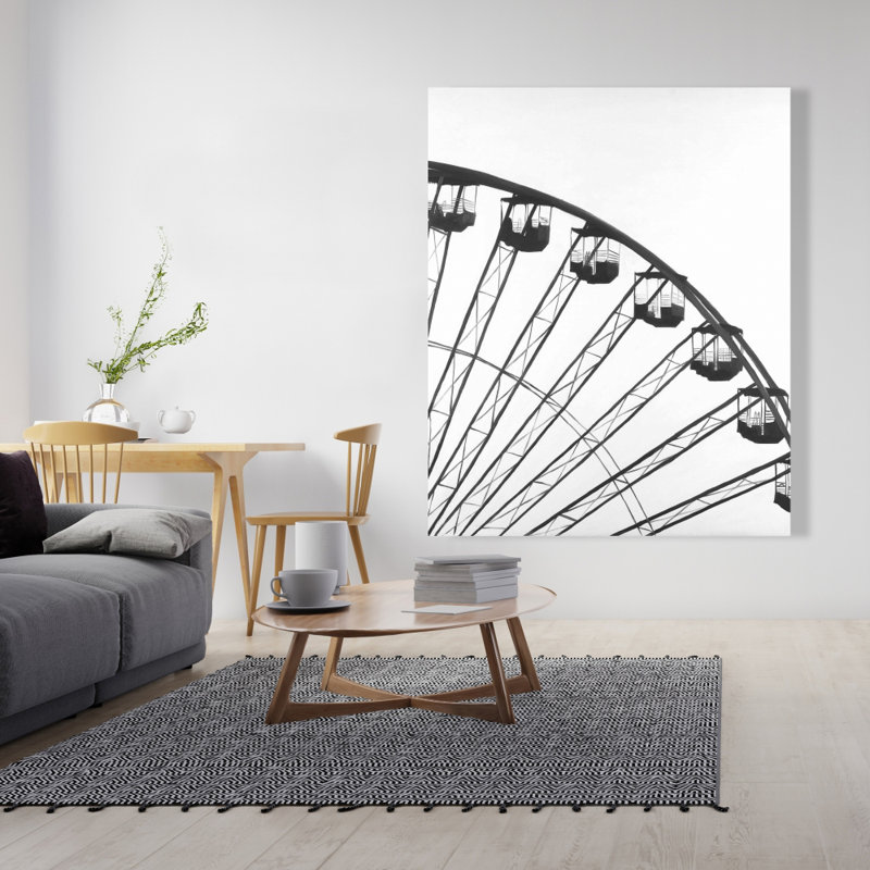 Quarter of a ferris wheel - Architecture Bedroom Canvas Decor