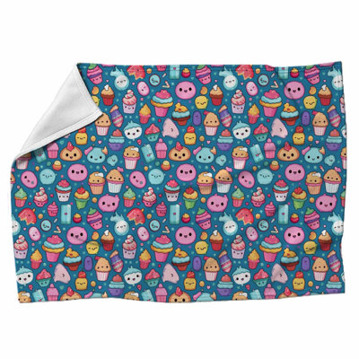 Machine Printed Throw Blanket
