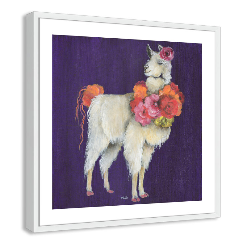 Art sur toile little, H 27,5 po x l 27,5 po x P 1,18 po, Cadre blanc