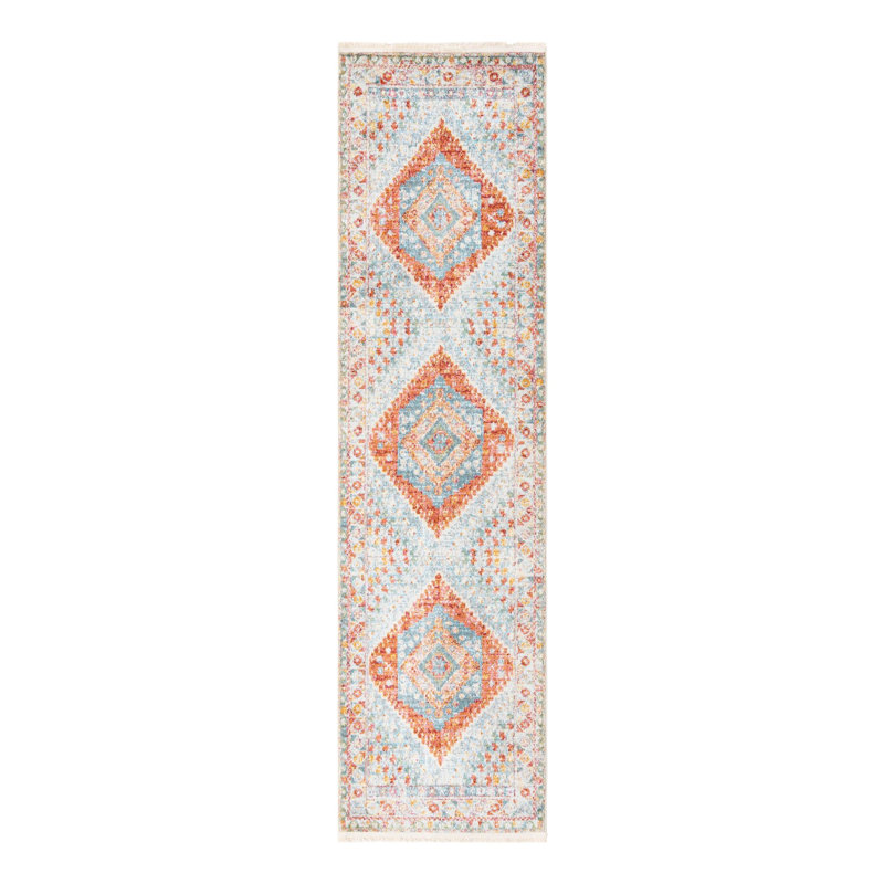 Tapis Haefner_Salmon, Tapis de couloir 2 pi 7 po x 10 pi