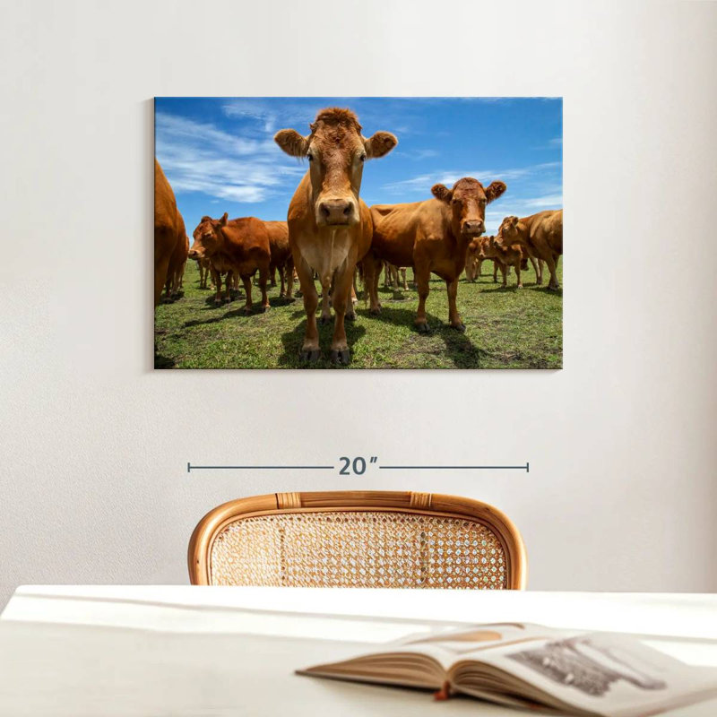 Gathering Beef Cattle, 16" H x 24" W