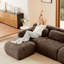 L-Shaped Soft And Fluffy Plush Fabric,Modular Sectional Sofa Couches,32D High Density Sponge Bottom Anti-Slip Design-280408107