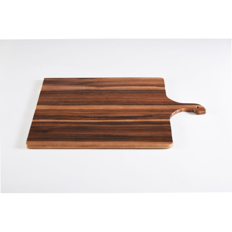 Panneau carré en bois d'acacia Kalmar Home avec poignée - 16 po