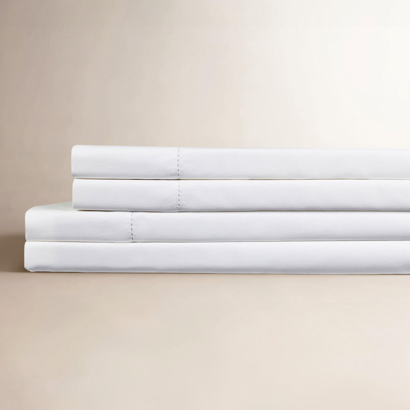Brigida Sheet Set, Cal King Sheet Set + Fitted Sheet + 2 Pillowcase, White