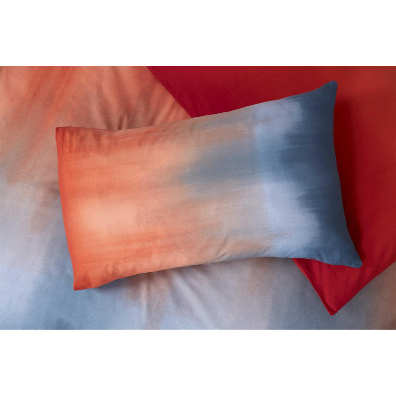 Metro Lane Norlina Ombre Duvet Cover Set with Pillowcases, Kingsize - 2 Standard Pillowcases, Spice