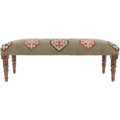 Tabit Rustic Geometric Bench