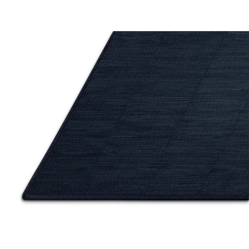 Machine Washable Solid Gray Area Rug, Runner 2' x 5'