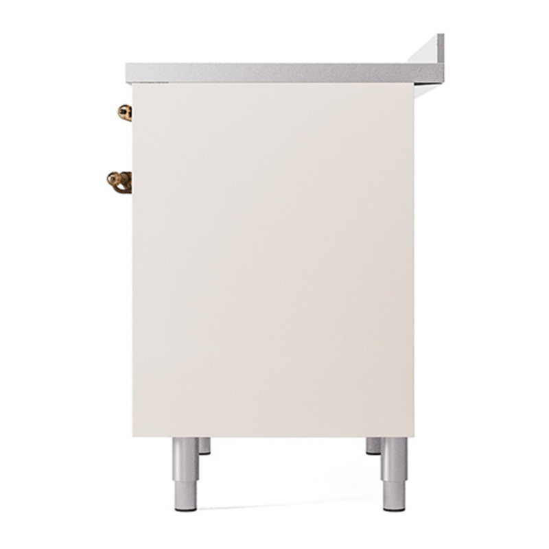 ILVE Nostalgie II 40 in Induction Range, Antique White/Bronze