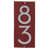 Rouge brique / Argent