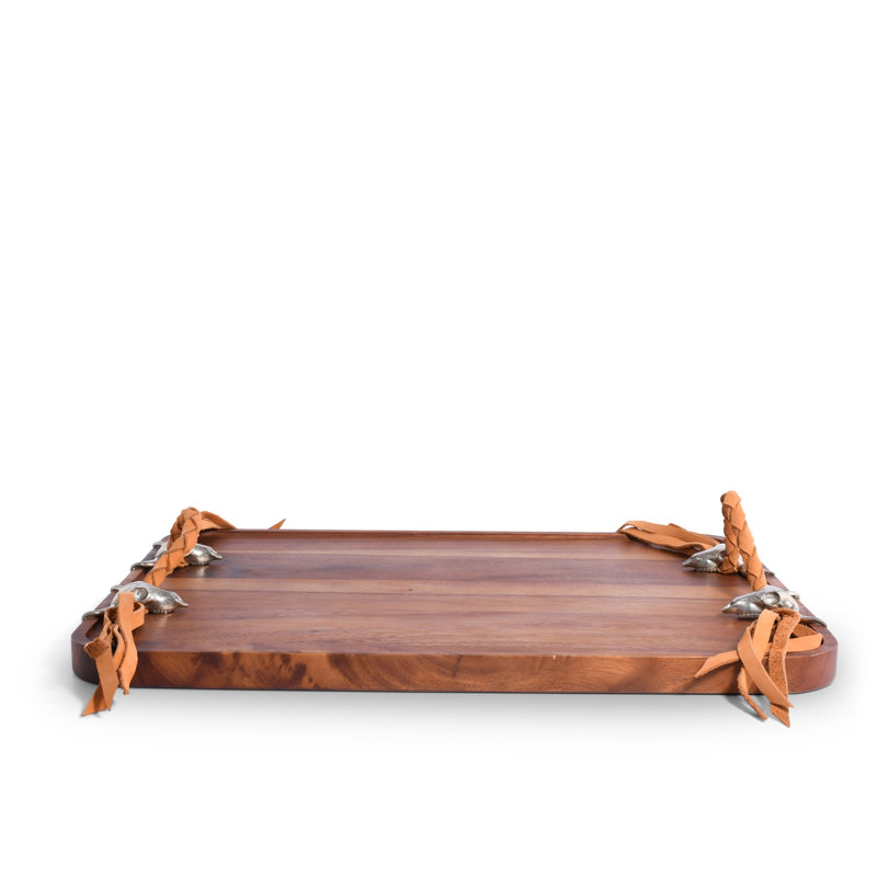Western Solid Wood Decorative Tray