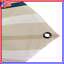 Tapisserie murale beige à rayures bleu marine - Décoration murale rayures-128501666