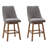 Aodhi Upholstered Counter Stool with Solid Wood Frame-1207447506