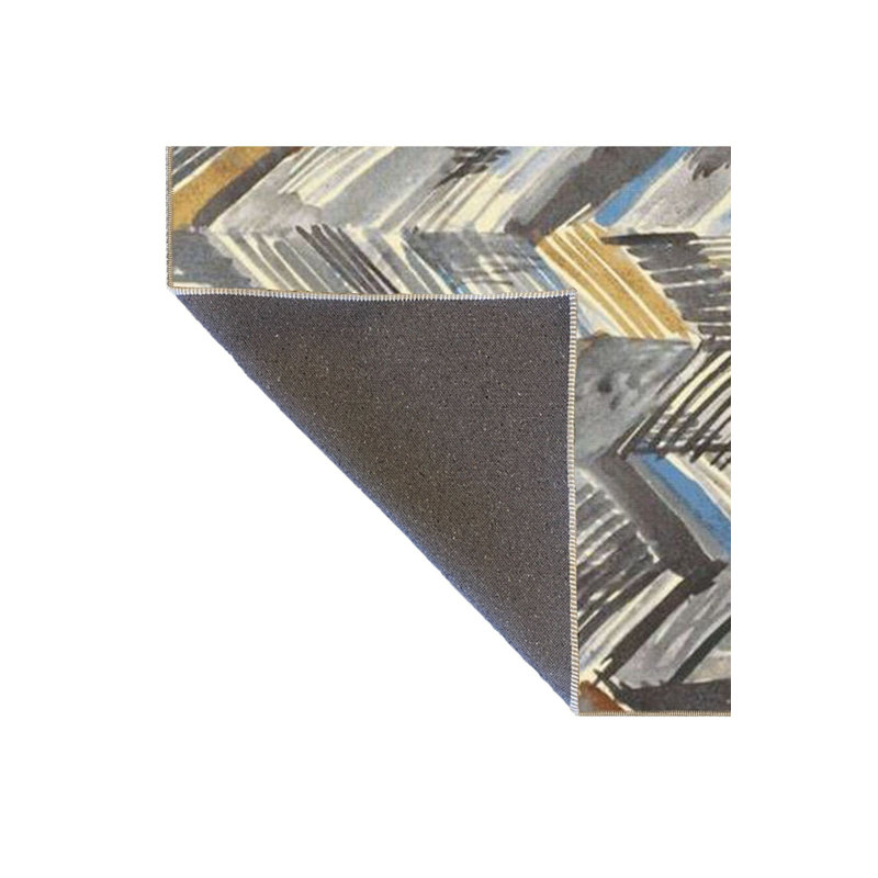 Tapis multicolore à motif géométrique et croix, Tapis de couloir 3 pi 3 po x 6 pi 7 po