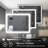 Nafiseh Rectangular LED Anti-Fog Vanity Mirror-207717678