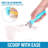 Zulay Kitchen Ice Cream Scooper Stainless Steel Soft Easy Handle and Built-in Lid Opener-74191113