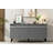 Modern Console Table, Anthracite & Silver, 100% Melamine Coated Particle Board, Thickness: 0.7 inches | Stylish & Functional Design, Perfect for Living Room or Entryway, Easy Assembly-2122369753