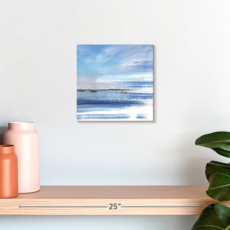 Gillard Blue Coastal I, 10" H x 10" W