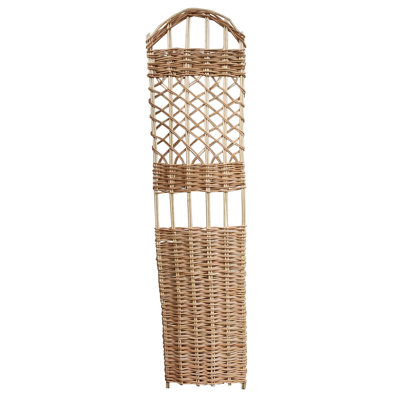 Carbonized Woven Willow Trellis