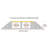 Yescom Cable Ramp Protector 2 Channel Garden Hose Protecitive 22000 Lbs Load Capacity Heavy Duty Speed Bump for Road Driveway Walkway