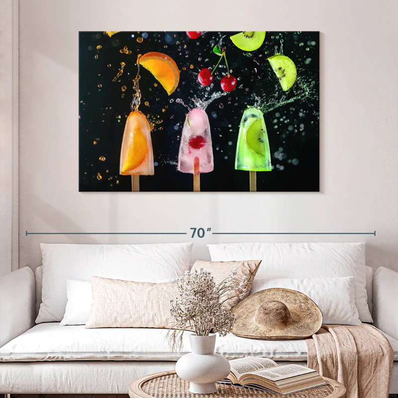 Yarlin Sweet Fruit Popsicles, 32" H x 48" W