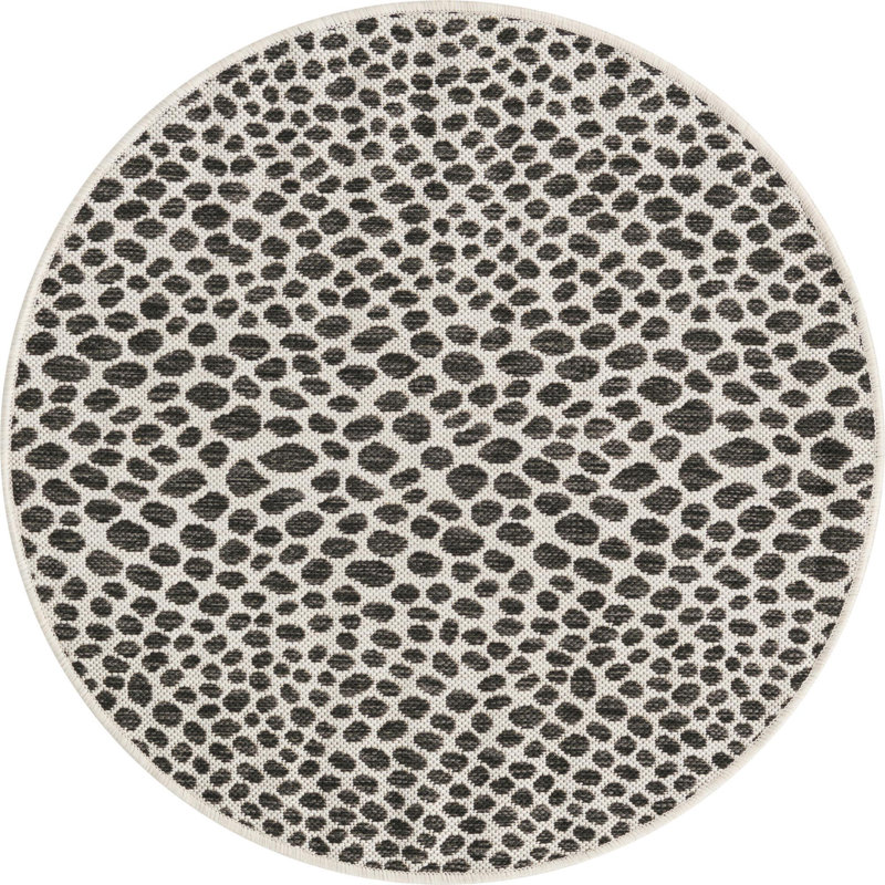Tapis d'extérieur Destiny, Rond 3 pi 1 po
