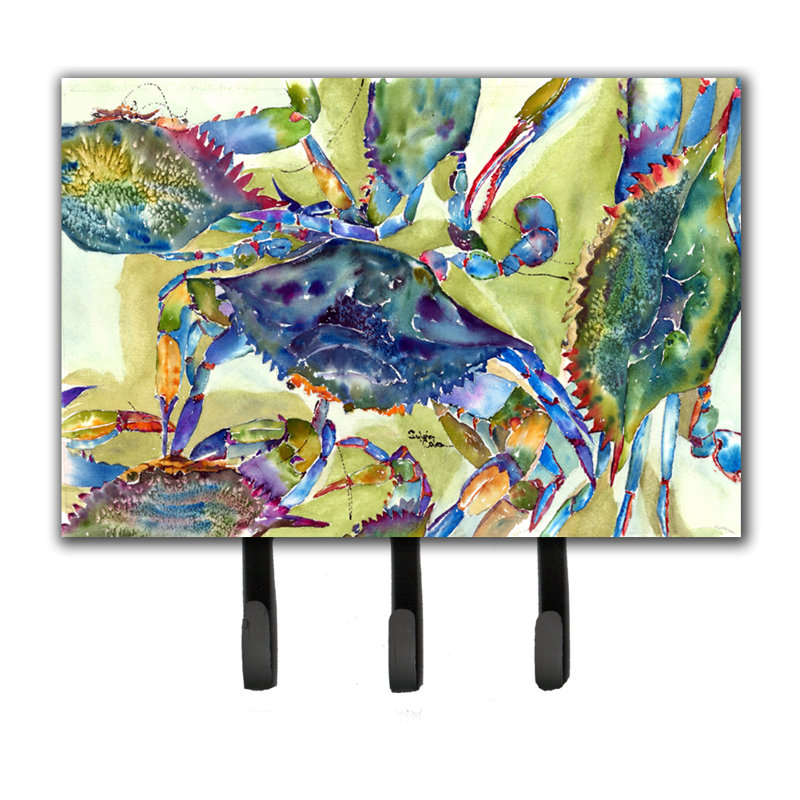 Porte-laisse et porte-clef crabe