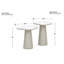 Jade 2-Piece Nesting End Table Set – Off-White Oak & Calacatta Marble