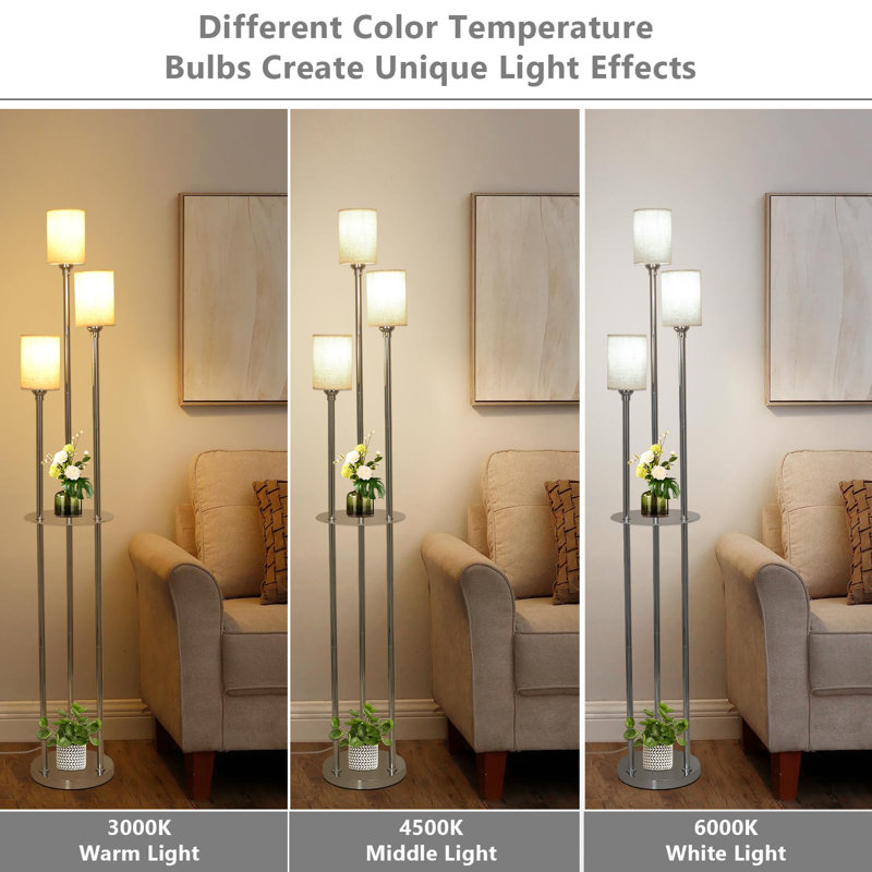 Sahna 168cm Novelty Floor Lamp, Chrome