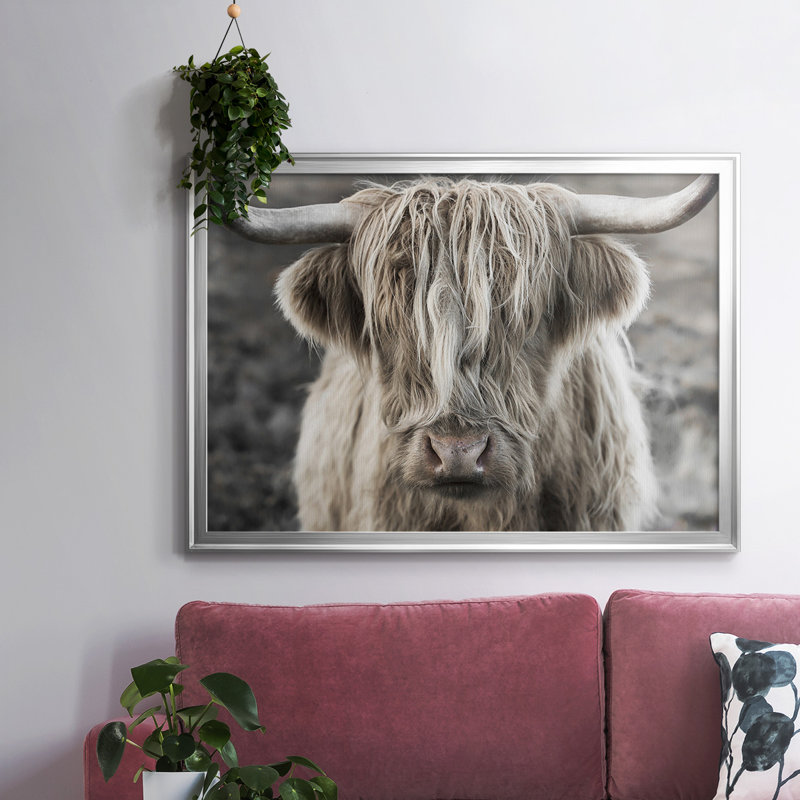 " Highland Skye ", Silver, 18" H x 26" W x 1.5" D