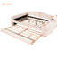 Lit de jour en molleton beige avec compartiment de rangement, lit gigogne et options de divertissement, système de musique intégré-755810496-755810527