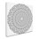 « hearts mandala’ahrens », impression sur toile tendue