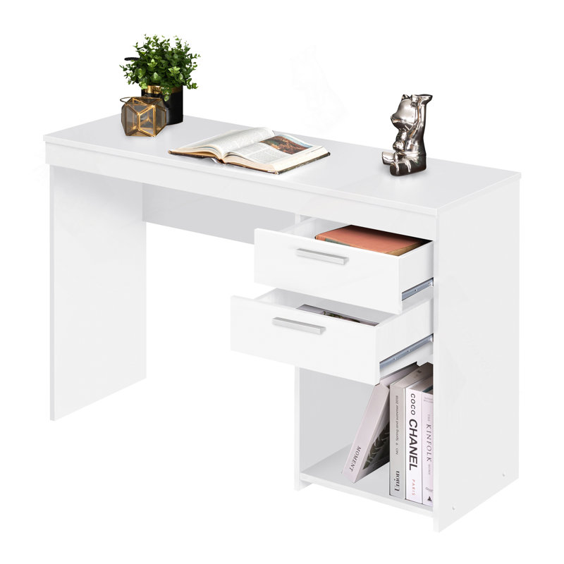 Poste de travail polyvalent avec de nombreuses options de rangement, Blanc