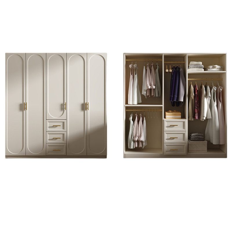 Modern Simple Solid Color Fashion Wardrobe