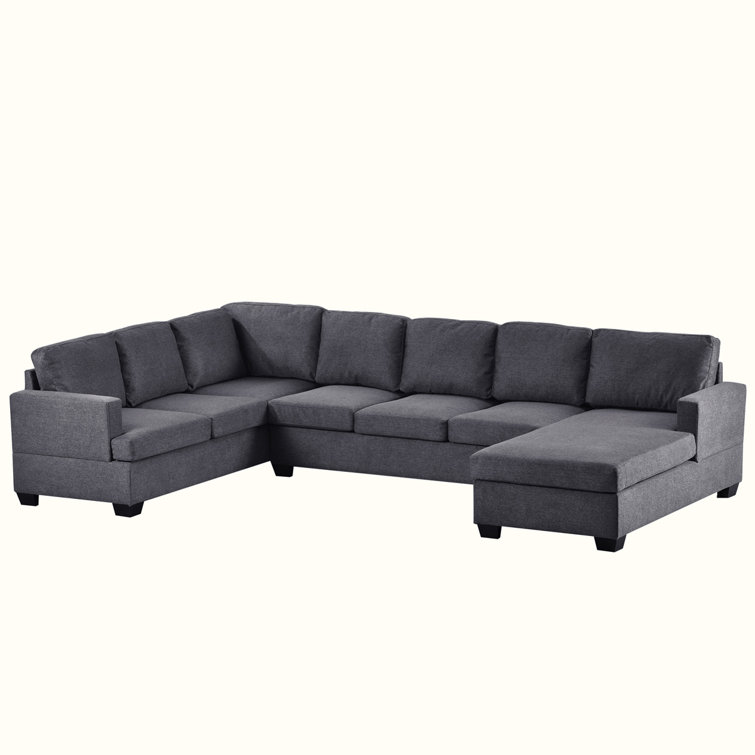 Latitude Run® Upholstered Reclining Sectional | Wayfair