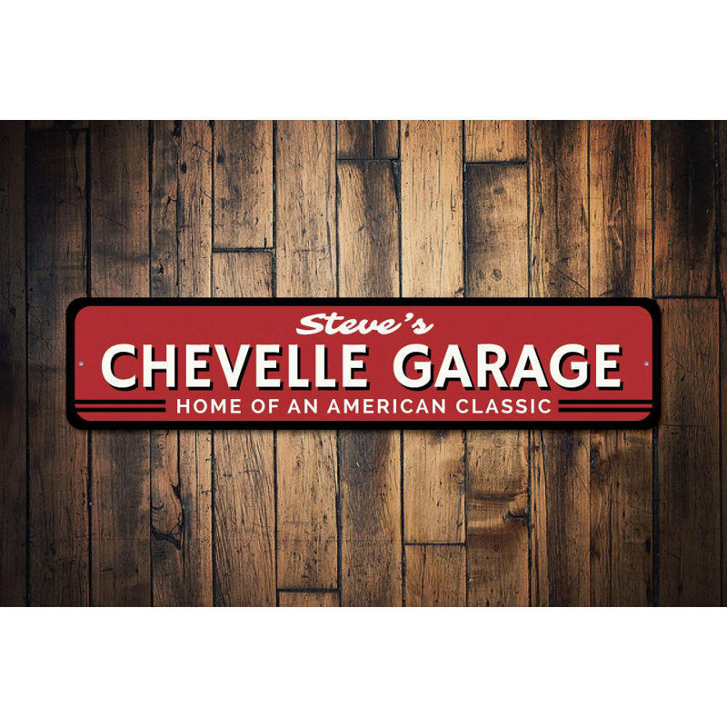 Plaque en aluminium Chevy, H 6 po x l 24 po x P 0,063 po