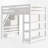 Loft Bed With Built-In Wardrobe And Shelves-1826955704