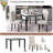 4 - Person Four Leg Dining Set-1170860997
